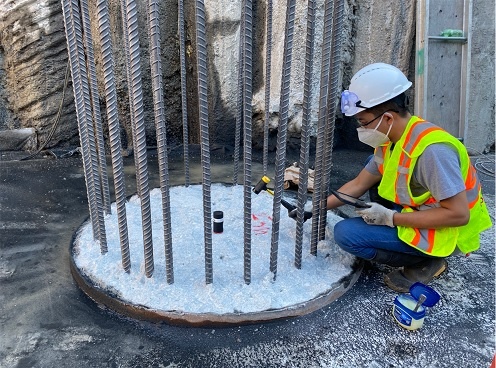 低应变桩完整性-混凝土沉箱Bridge in Ontario Canada - FPrimeC Solutions